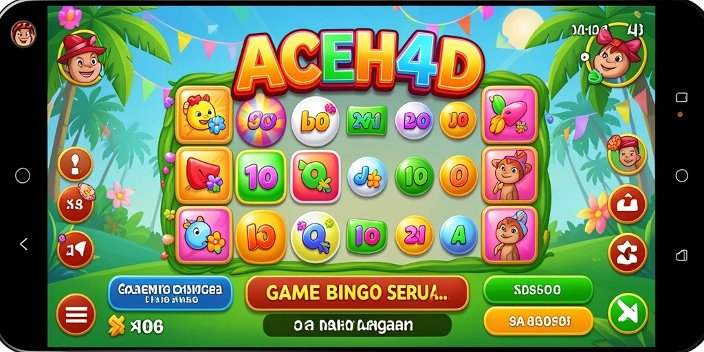 Tampilan gameplay ACEH4D yang seru untuk bermain Bingo.