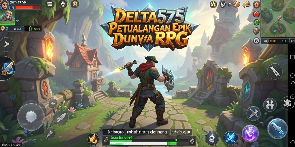 Tangkapan layar gameplay epik di DELTA575 dengan pertempuran yang mendebarkan.