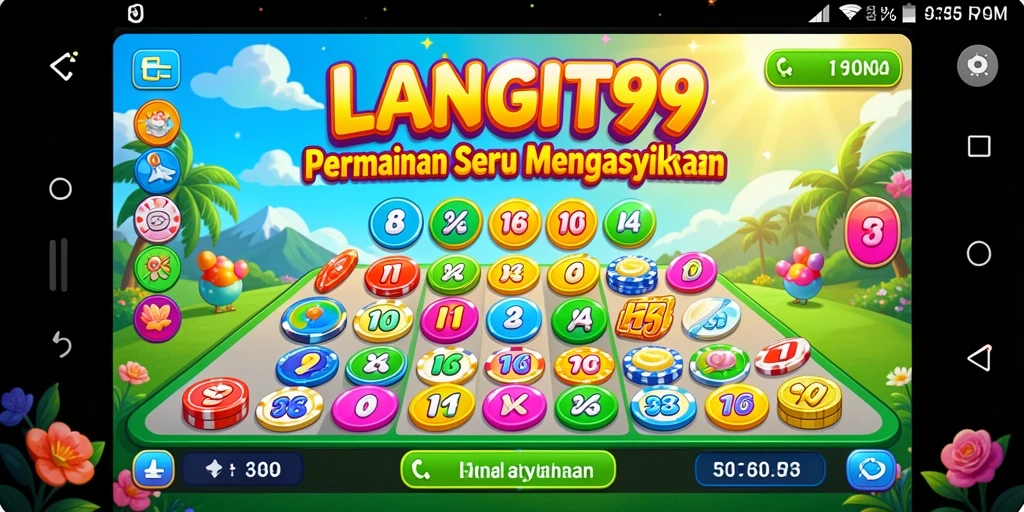 Tampilan permainan Bingo yang seru dan interaktif.