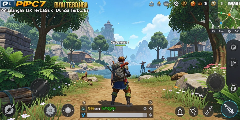 Screenshot gameplay menakjubkan dari dunia terbuka PCPC7.