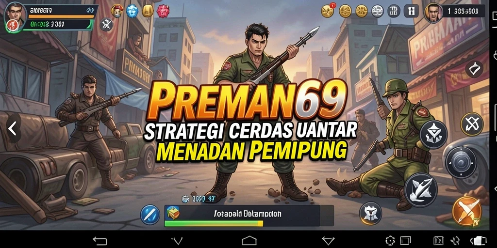 Tangkapan layar gameplay seru dan strategi dalam PREMAN69.
