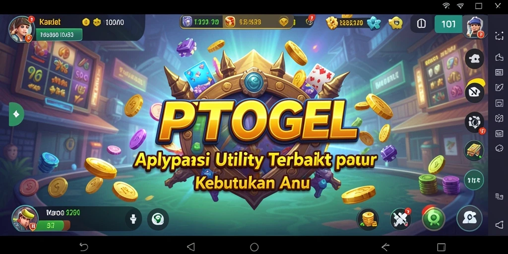 Screenshot utama PTTOGEL menunjukkan antarmuka pengguna yang intuitif dan fitur-fitur unggulan.