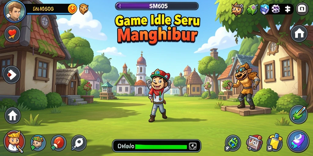 Tangkapan layar menunjukkan gameplay menarik SM605 di kategori Idle.